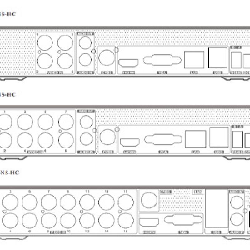 TVT DVR 4 CHANNEL 5MP TD-2104NS-HC